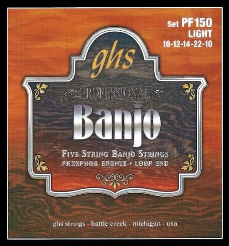 GHS Strings PF140-10 PACK - J.D. Crowe Signature Series (Studio), 5-String Stainless Steel Banjo Strings (.009 1/2-.020) in Saudi Arabia