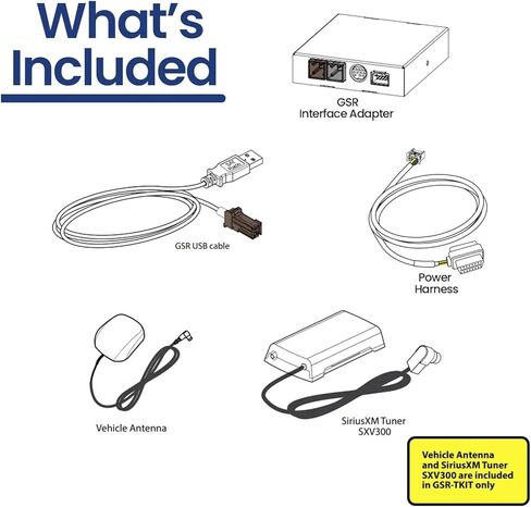 محول إضافي لراديو الأقمار الصناعية VAIS Technlogy GSR-FD04 SiriusXM متوافق مع أجهزة راديو Ford مختارة in Kuwait