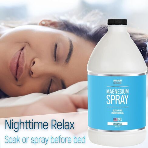 Magnesium Spray - Big 16 oz USP Grade Pure Magnesium Oil Spray - Made in USA Since 2008 in Saudi Arabia