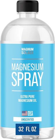 Magnesium Spray - Big 16 oz USP Grade Pure Magnesium Oil Spray - Made in USA Since 2008 in Saudi Arabia