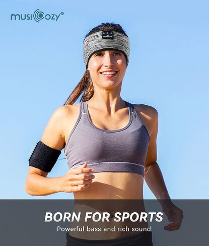 سماعات رأس للنوم من MUSICOZY مزودة بتقنية البلوتوث 5.4 سماعات رأس لاسلكية للنوم للنوم الجانبي in Kuwait