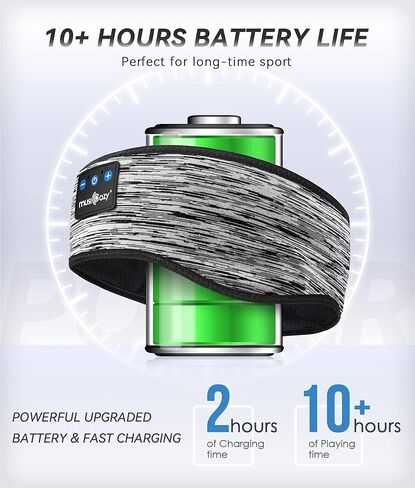 سماعات رأس للنوم من MUSICOZY مزودة بتقنية البلوتوث 5.4 سماعات رأس لاسلكية للنوم للنوم الجانبي in Kuwait