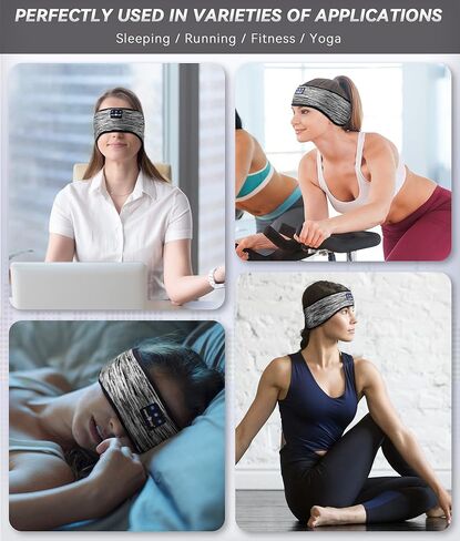 سماعات رأس للنوم من MUSICOZY مزودة بتقنية البلوتوث 5.4 سماعات رأس لاسلكية للنوم للنوم الجانبي in Kuwait