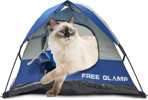 Red Outdoor Portable Cat Tent House Waterproof, Cave Bed for Indoor Small Pets,21.6x21.6x14'' in Saudi Arabia