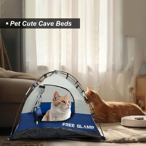 Red Outdoor Portable Cat Tent House Waterproof, Cave Bed for Indoor Small Pets,21.6x21.6x14'' in Saudi Arabia