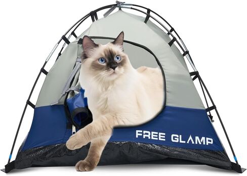 Red Outdoor Portable Cat Tent House Waterproof, Cave Bed for Indoor Small Pets,21.6x21.6x14'' in Saudi Arabia