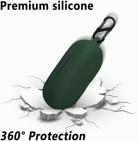 Geiomoo Silicone Case for JBL SoundGear Sense, Protective Cover with Carabiner (Black) in Kuwait
