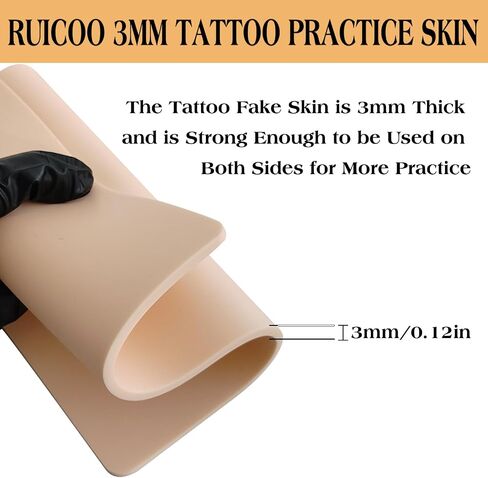 Tattoo Grip Tape - Ruicoo 4pcs Tattoo Grip Wrap Cover Disposable Tape Self-adhesive Bandage 2"x 5 Yards Black Tattoo Grip Tape for Tattoo Machine Grip Accessories, Tattoo Supplies in Kuwait