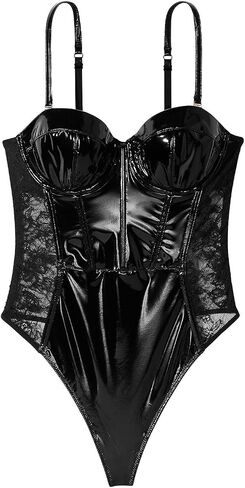 Victoria's Secret Patent Leather Teddy, Women's Lingerie (XS-XXL) in Saudi Arabia
