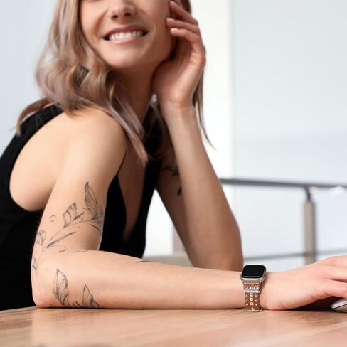 أحزمة جلدية متوافقة مع سوار ساعة Apple 38 مم 40 مم 41 مم 42 مم 44 مم 45 مم 49 مم للنساء والرجال، حزام بديل من الجلد الأصلي المحبب لسلسلة iWatch Apple Watch Series 9 8 7 6 5 4 3 SE Ultra in Kuwait