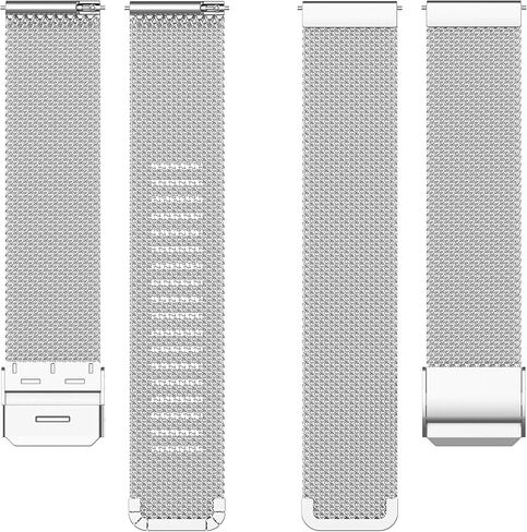 E ECSEM Metal Loop Bands Compatible for Fit-polo IDW13 Adjustable Stainless Steel Replacement Wristbands Quick Release Watch Strap for Fit-polo IDW13 Smartwatch Women Men in Saudi Arabia