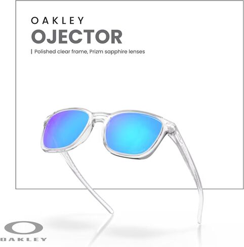 Oakley Ojector OO9018 Rectangle Sunglasses for Men + BUNDLE Accessory Leash + Designer iWear Kit in Saudi Arabia