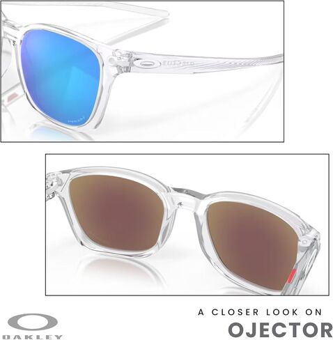 Oakley Ojector OO9018 Rectangle Sunglasses for Men + BUNDLE Accessory Leash + Designer iWear Kit in Saudi Arabia