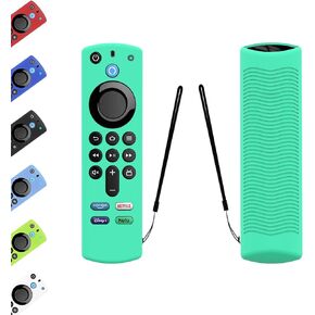 Fire Stick Remote Cover for Alexa Voice Remote 3rd Gen, [Shock Proof+Anti-Drop] Fire TV Stick Remote Control Cover, Silicone Protective Case Sleeve for Firetv Stick (Black)