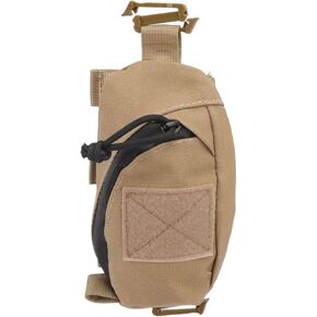 Backpack Strap Pouch, Cell Phone Holster Pouch Smartphone Strap Pack Small Utility Pouch Backpack Attachment EDC Pouch for Hikers(Black)