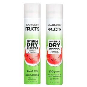 Garnier Fructis Volumizing Invisible Dry Shampoo, Coco Colada, 4.4 Oz,, 2 Count (Packaging May Vary)