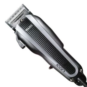 Wahl Professional Icon Clipper - Full Size With Ultra Powerful V9000 Motor for Professional Barbers and Stylists - Model 8490-900, Black