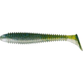 Paddle Swimmer 3.8'' Soft Bait for Freshwater Fishing | Easy Catching Soft Plastic Lures for Bass and More (6 Pack)