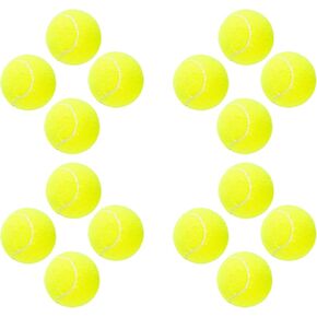 ptlsy Dog Ruber Balls 16 Pack Pet Mini Tennis Ball for Small Medium Dogs Fetching (2 inch)