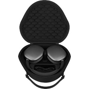 Smart Case for AirPods Max, Hard Travel Carrying Headphone Case with Sleep Mode, AirPods Max Sturdy Protective Portable Storage Organizer Bag, Pink
