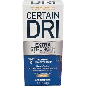 Certain Dri Antiperspirant Solid for Excessive Perspiration-1.7 Ounce (Pack of 2)