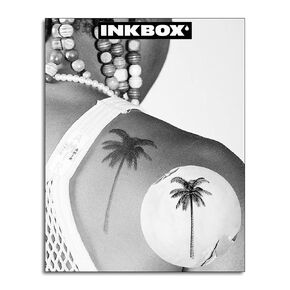 Inkbox Temporary Tattoos, Semi-Permanent Tattoo, One Premium Easy Long Lasting, Water-Resistant Temp Tattoo with For Now Ink - Lasts 1-2 Weeks, Palm Tree Tattoo, 6 x 3 in, Palmera