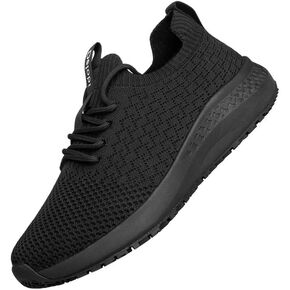 Non Slip Shoes for Women Food Service Work Shoes Restaurant slip Resistant Hospital Walking Sneakers Breathable Lightweight Lace Up Shoes