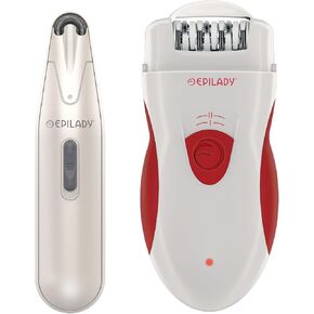 Epilady Face & Body Hair Removal Device Bundle | Legend Series 5 Rechargeable Hair Remover for Women + Esthetic Facial Hair Removal for Women | Epilator for Women and Peach Fuzz Remover for Women