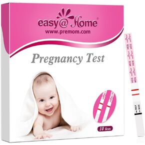 Easy@Home Pregnancy Test Strips Kit: 100-Pack HCG Test Strips, Early Detection Home Pregnancy Test EZW1-S:100