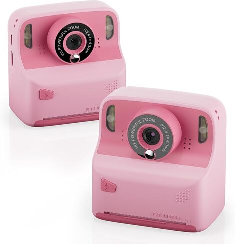 طباعة فورية لكاميرا Contixo Kids - كاميرات فورية للأطفال بدقة 1080 بكسل تطبع الصور، وكاميرا رقمية سيلفي بشاشة 2.4 بوصة بدقة 12 ميجابكسل مع ورق طباعة، لعبة كاميرا محمولة، هدية ممتعة للفتيات والأولاد باللون الأزرق in Kuwait