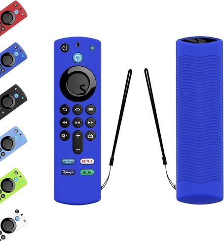 Fire Stick Remote Cover for Alexa Voice Remote 3rd Gen, [Shock Proof+Anti-Drop] Fire TV Stick Remote Control Cover, Silicone Protective Case Sleeve for Firetv Stick (Black) in Saudi Arabia