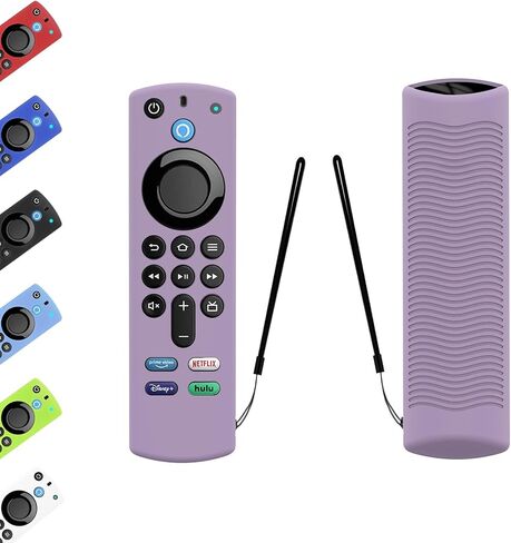 Fire Stick Remote Cover for Alexa Voice Remote 3rd Gen, [Shock Proof+Anti-Drop] Fire TV Stick Remote Control Cover, Silicone Protective Case Sleeve for Firetv Stick (Black) in Saudi Arabia