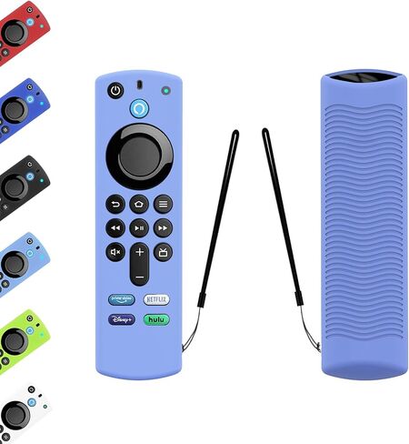 Fire Stick Remote Cover for Alexa Voice Remote 3rd Gen, [Shock Proof+Anti-Drop] Fire TV Stick Remote Control Cover, Silicone Protective Case Sleeve for Firetv Stick (Black) in Saudi Arabia