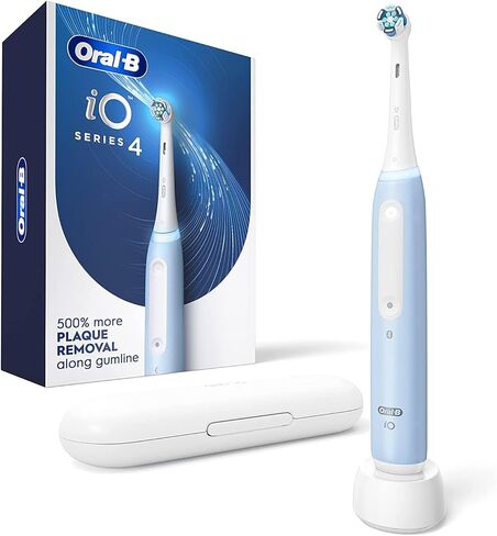 Oral-B iO Series 4 Electric Toothbrush with (1) Brush Head, Rechargeable, Black in Saudi Arabia