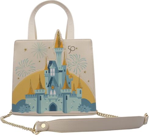 حقيبة ظهر صغيرة من Loungefly Walt Disney World 50، حصرية من أمازون، متعددة الألوان in Saudi Arabia
