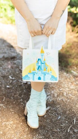 حقيبة ظهر صغيرة من Loungefly Walt Disney World 50، حصرية من أمازون، متعددة الألوان in Saudi Arabia