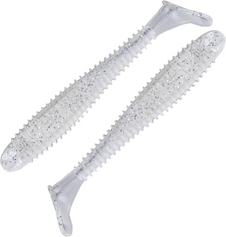 Paddle Swimmer 3.8'' Soft Bait for Freshwater Fishing | Easy Catching Soft Plastic Lures for Bass and More (6 Pack) in Saudi Arabia