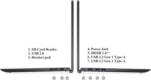 كمبيوتر محمول Dell Inspiron Business، شاشة لمس FHD مقاس 15.6 بوصة، Intel 10-Core i7-1355U، ذاكرة الوصول العشوائي 16 جيجابايت، 1 تيرابايت SSD، Intel Iris Xe GPU، كاميرا ويب، Wi-Fi 6، Windows 11 Pro، مع ترخيص Microsoft Office مدى الحياة وحامل الكمبيوتر المح in Saudi Arabia
