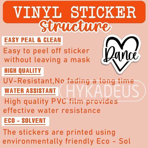 (3Pcs) Just a Girl Who Loves Dance Sticker, Retro Girls Dancing Stickers, Waterproof Vinyl Decal for Books Laptops Phones Tumblers Water Bottles, Gifts for Girls Teen Girls Dancers, Size 3 x 2.8 Inch in Kuwait