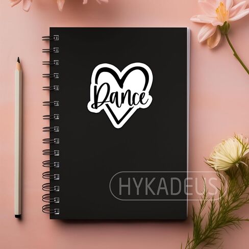 (3Pcs) Just a Girl Who Loves Dance Sticker, Retro Girls Dancing Stickers, Waterproof Vinyl Decal for Books Laptops Phones Tumblers Water Bottles, Gifts for Girls Teen Girls Dancers, Size 3 x 2.8 Inch in Kuwait