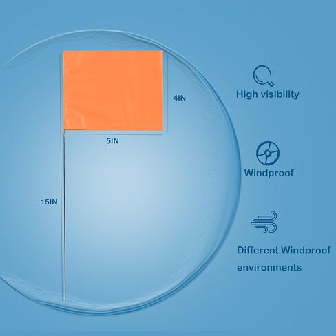 وضع علامة على 30 حزمة أعلام ساحة أعلام 15 × 4 × 5 بوصة أعلام علامة لأعلام ساحة العشب وأعلام المسح وأعلام الرش وأعلام الري (أرجواني) in Kuwait