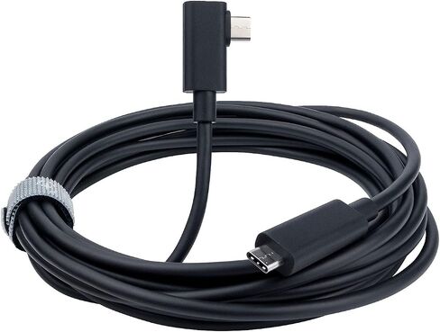 FIBBR Fiber Optic Link Cable with Charging 15FT for Oculus Quest 2/3S/3/Pro3s, Pico 4, PC VR, Steam VR, USB 3.1 5Gbps High Speed Data Cable, Type C Charger Cord for VR Headset Accessories in Kuwait