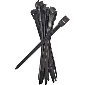 14" Low Profile Cable Ties - 100 Pack (Multicolor)