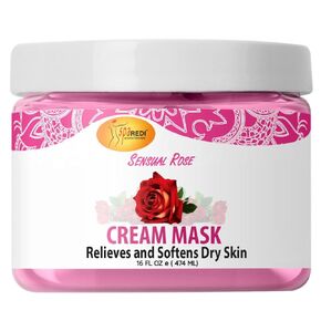 SPA REDI - Body and Foot Cream Mask, Sensual Rose, 128 Oz - Pedicure Massage for Tired Feet and Body, Hydrating, Fresh Skin - Infused with Hyaluronic Acid, Amino Acids, Panthenol, Comfrey Extract