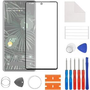LCD Display Compatible with Google Pixel 8 Pro LCD Display Touch Screen Digitizer (Black with Frame) Replacement Parts with Free Tools