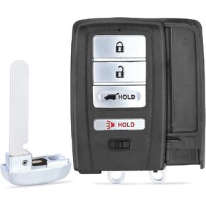 Beefunny Replacement Remote Keyless Entry Key Fob for Acura RDX 2019 2020 FCC ID:KR5T21 PN: 72147-TJB-A01 72147-TJB-A11 4Buttons 433.92MHz (with chip)