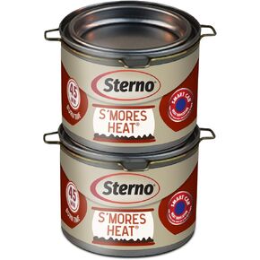 Sterno S'mores Heat Fuel Cans (2 Pack), Silver