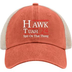 TUAH Spit On That Thang Trucker Hat Funny Mesh Baseball Cap for Summer Tush Spit On That Thang Hat