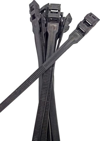 14" Low Profile Cable Ties - 100 Pack (Multicolor) in Kuwait