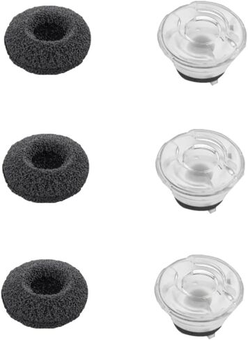 Voyager 5200 Ear Tips Replacement - Comfort Silicon with in-Ear Foam Compatible with Plantronics Ploy Voyager 5200 5220 5210 Series Bluetooth Headset Earphone in Kuwait